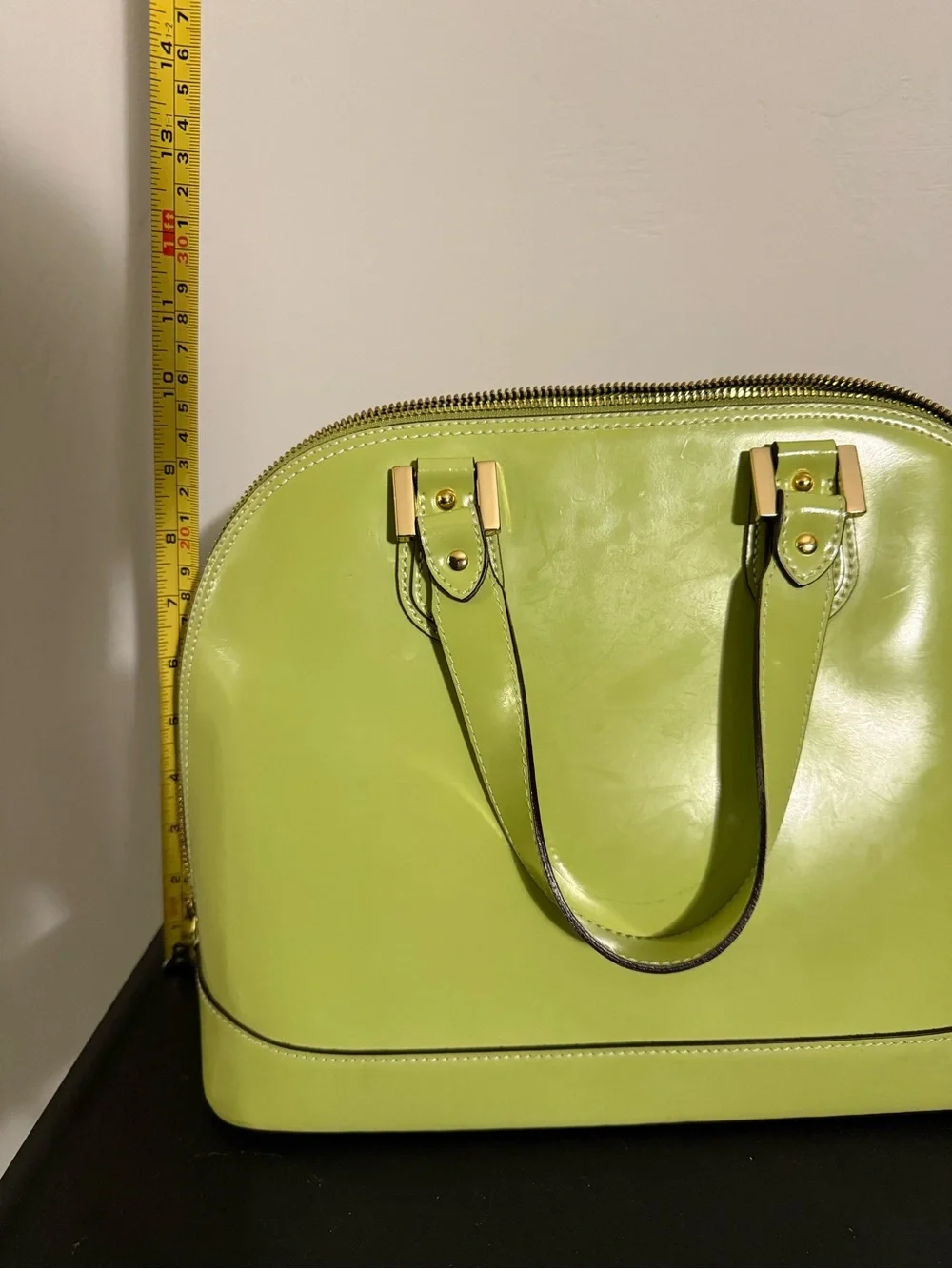 Alberta Di Canio Granny Smith Apple Green Dome Satchel